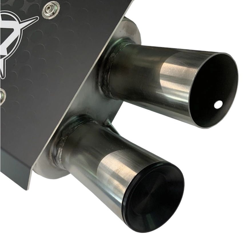 AA Stainless Slip-On Exhaust for 2015+ RZR XP 1000 / RS1