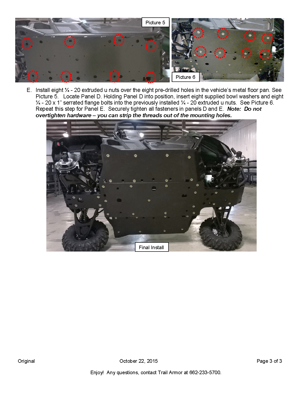 Trail Armor Full Skids w/ Slider Nerfs for Yamaha Wolverine / R-Spec