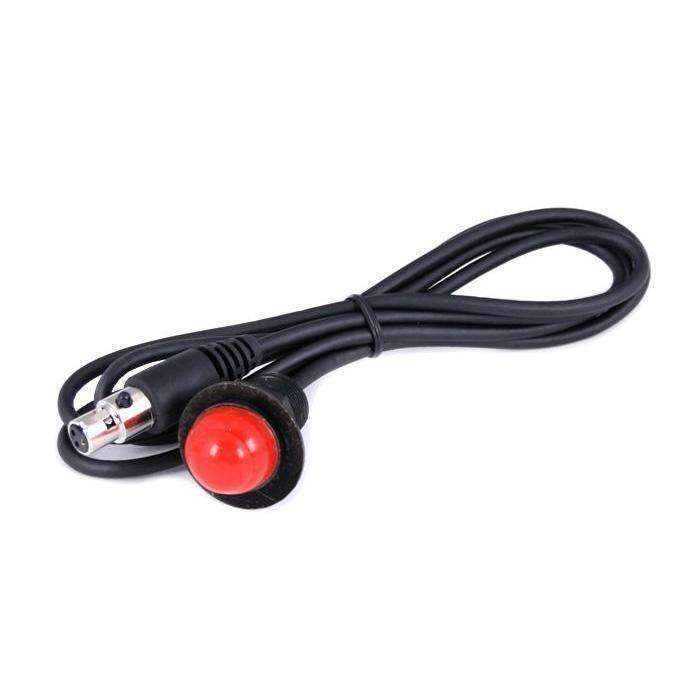 Rugged Radios Hole Mount Push to Talk Cable (PTT) with 48" Straight Cord for Intercoms