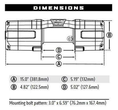 Warn Axon 55-S Powersports 5500 lb. Winch