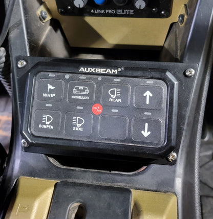 Switch Pros / Auxbeam Switch Panel Mount Plate for Polaris RZR Pro XP / Turbo R / Pro R