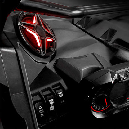 2017-2024 Can-Am® Maverick X3 Front-Dash 6.5" Speaker-Panels