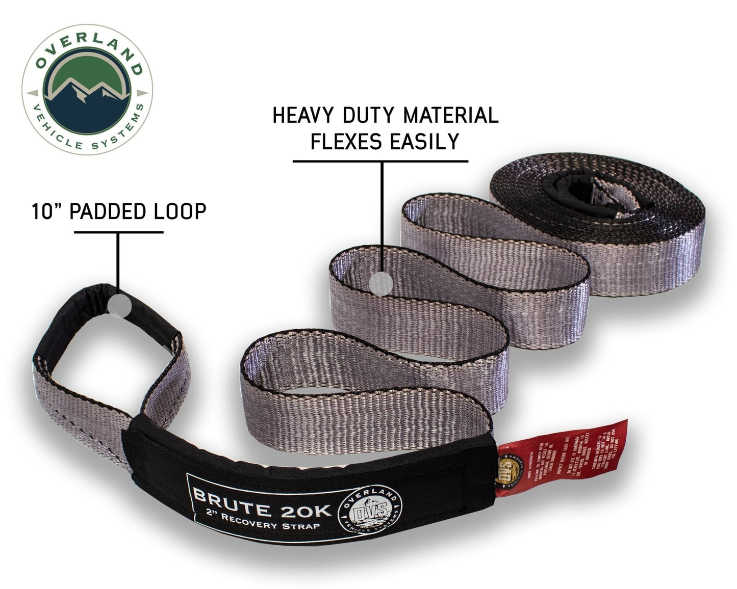 OVS Tow Strap 2" x 30' 20,000 lb.