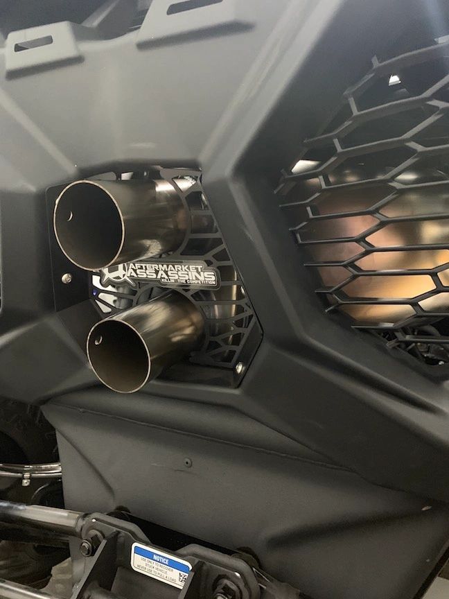 Aftermarket Assassins Full Exhaust for 2017+ Can-Am X3 Sidekick 3"