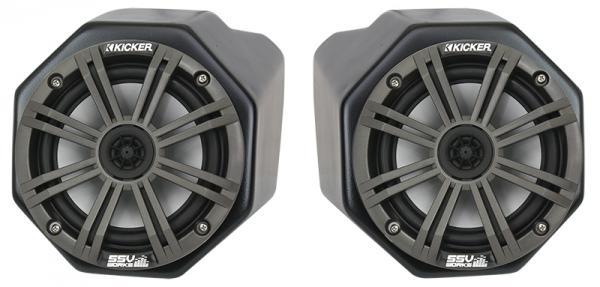 2016-2020 Polaris General Kicker 2-Speaker Plug-&-Play System for Ride Command