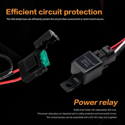 Sector Seven LED Mirror Wiring Harness Kit for Universal