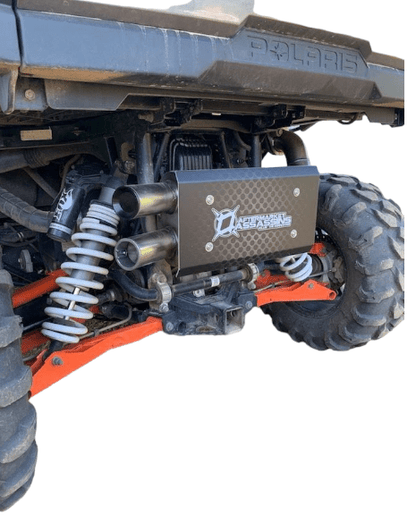 Aftermarket Assassins Stainless Slip-On Exhaust for 2016+ Polaris General / RZR 1000 S