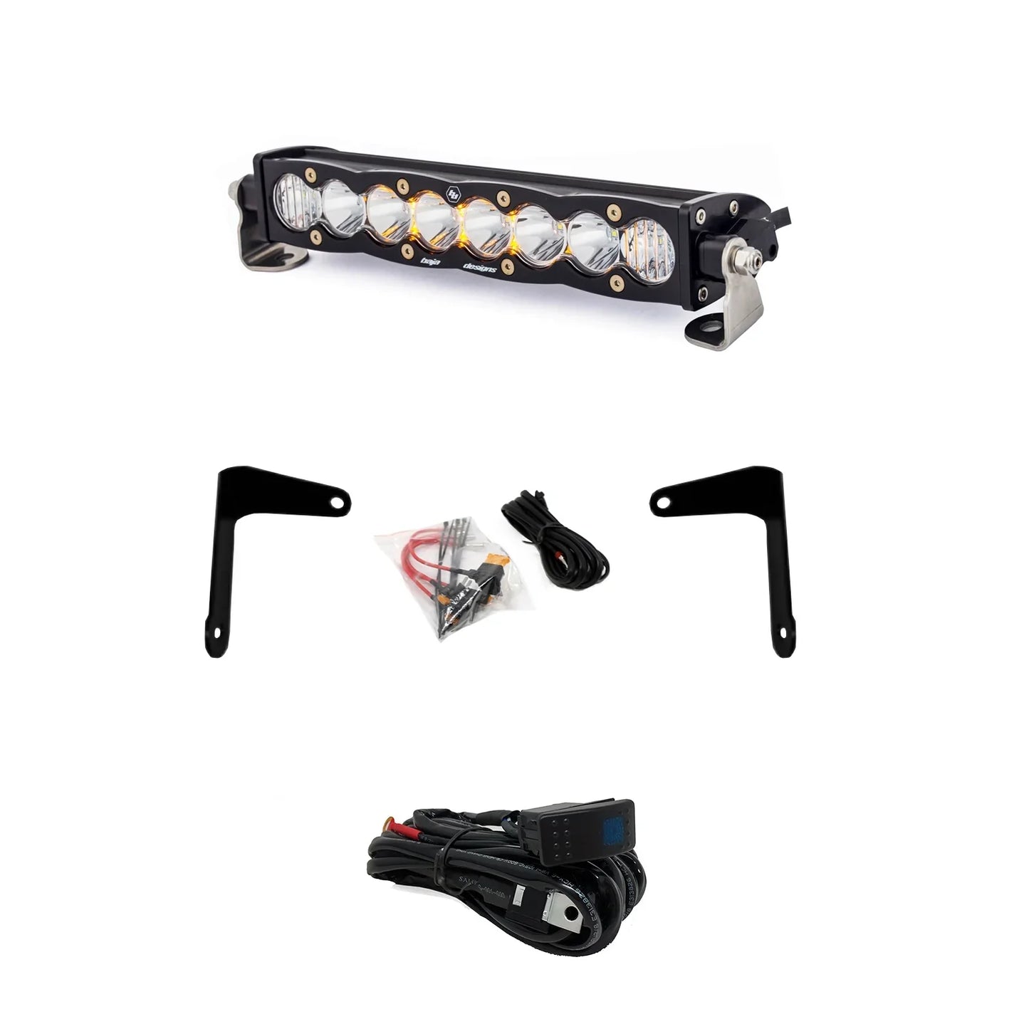 Baja Designs S8 10" Shock Tower Light Bar Mount Kit for 17-22 Can-Am Maverick X3
