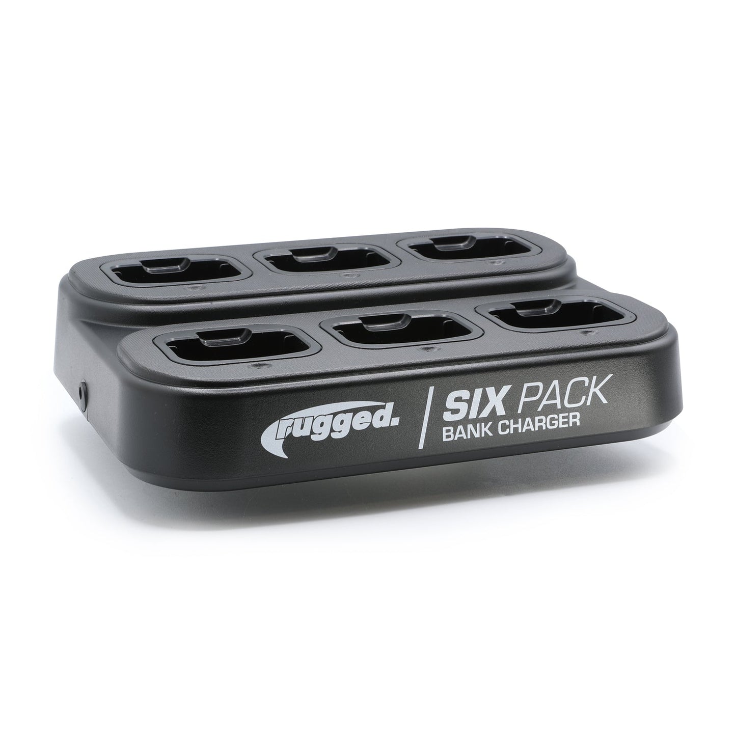 GMRS Handheld Radio and 6-Pack Bank Charger Bundle