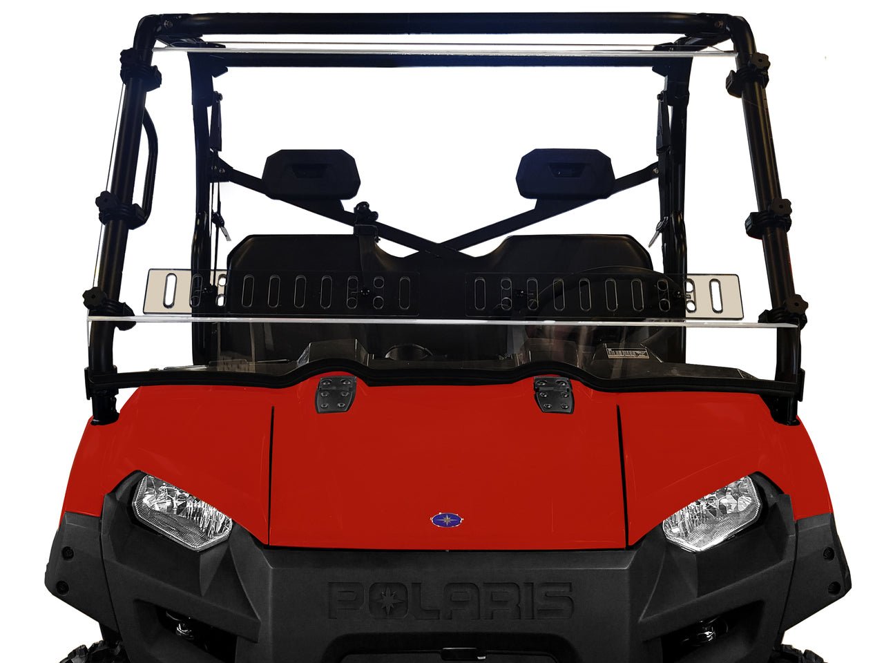 Spike Polaris Ranger Full Size (Round Tubing) Vented Scratch Resistant Windshield