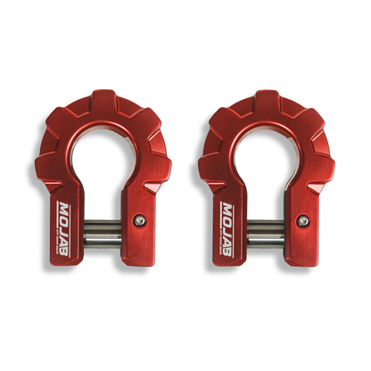 3/4'' Extreme duty Aluminum D-Shackle set (9T) (LIFETIME WARRANTY*)