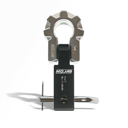 2'' Aluminum Hitch Receiver with Aluminum D-Shackle 9T (Lifetime Warranty)