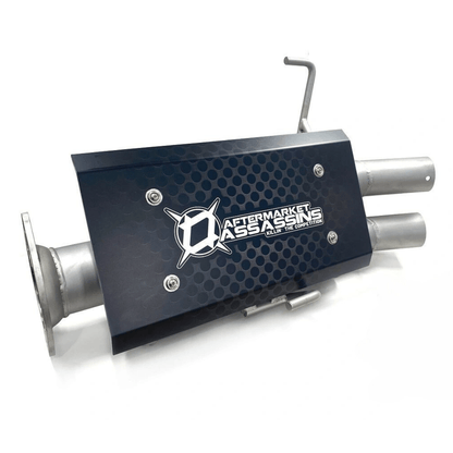 Aftermarket Assassins Stainless Slip-On Exhaust for RZR Pro R