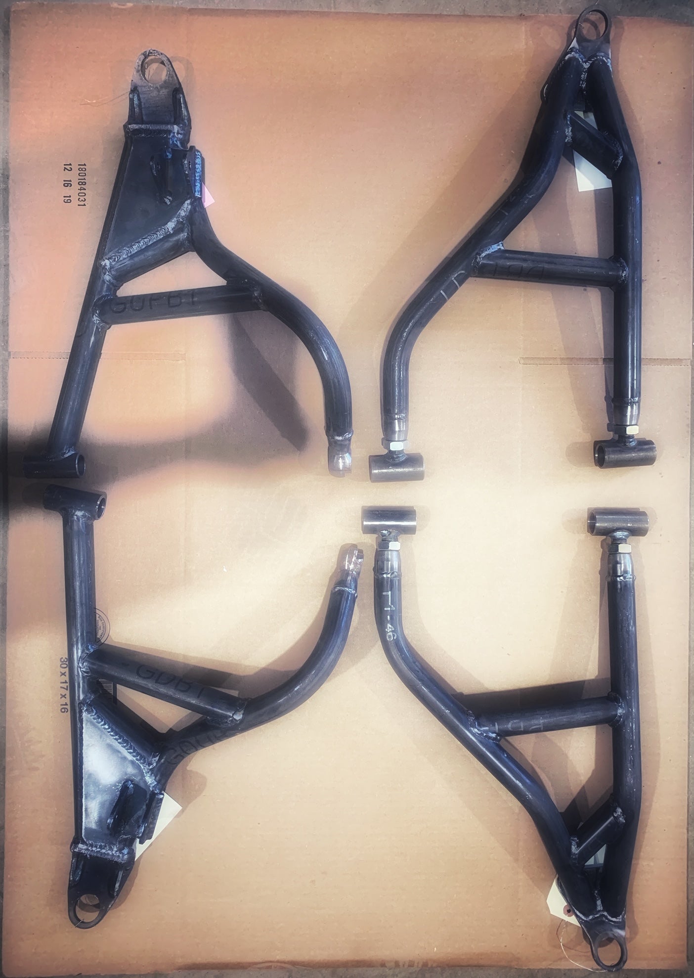 L&W Fab 2" Forward A-Arms With Adjustable Lowers for RZR S 900 / S 1000