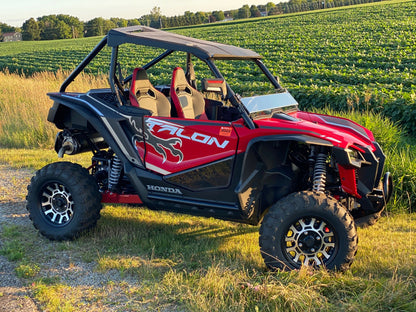 Spike Honda Talon Lower Door Inserts-Dark Tinted
