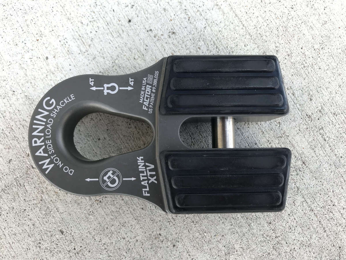 Factor 55 FlatLink XTV Shackle w/D-ring for UTV's