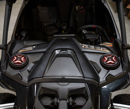 2024 Can-Am® Maverick R Front-Dash 6.5" Speaker-Panels