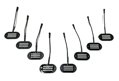 5150 Whips 187 Style Rock Lights 2.0 w/ Control Harness