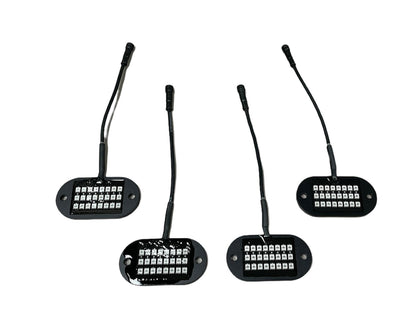 5150 Whips 187 Style Rock Lights 2.0 w/ Control Harness