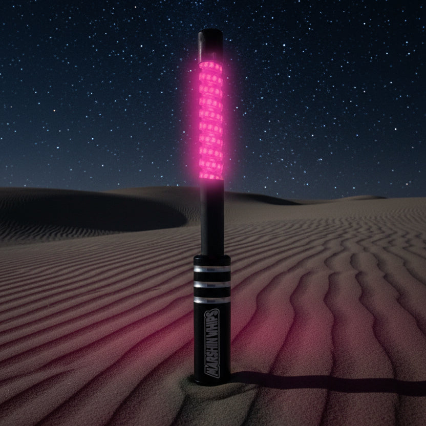 V2 Black Out LED Whip: The Ultimate Stealth Single