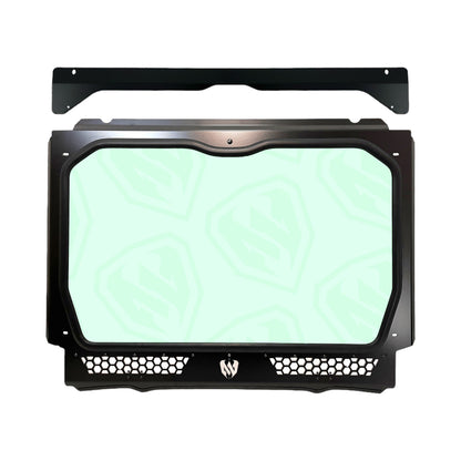 Moto Armor Two Vent Glass Windshield for RZR Pro XP / Turbo R / Pro R