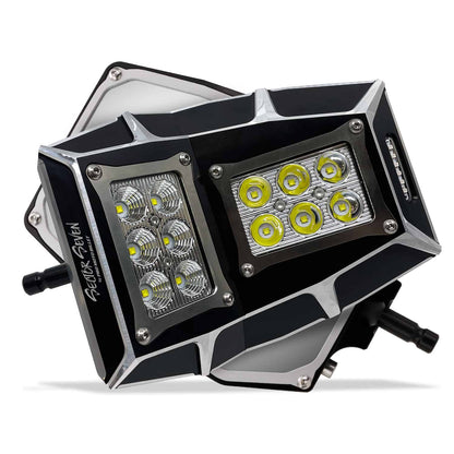 Sector Seven Sawtooth LED Light Mirrors With Turn Signal