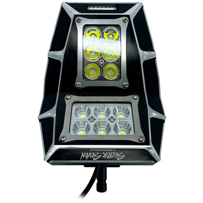 Sector Seven Sawtooth LED Light Mirrors With Turn Signal