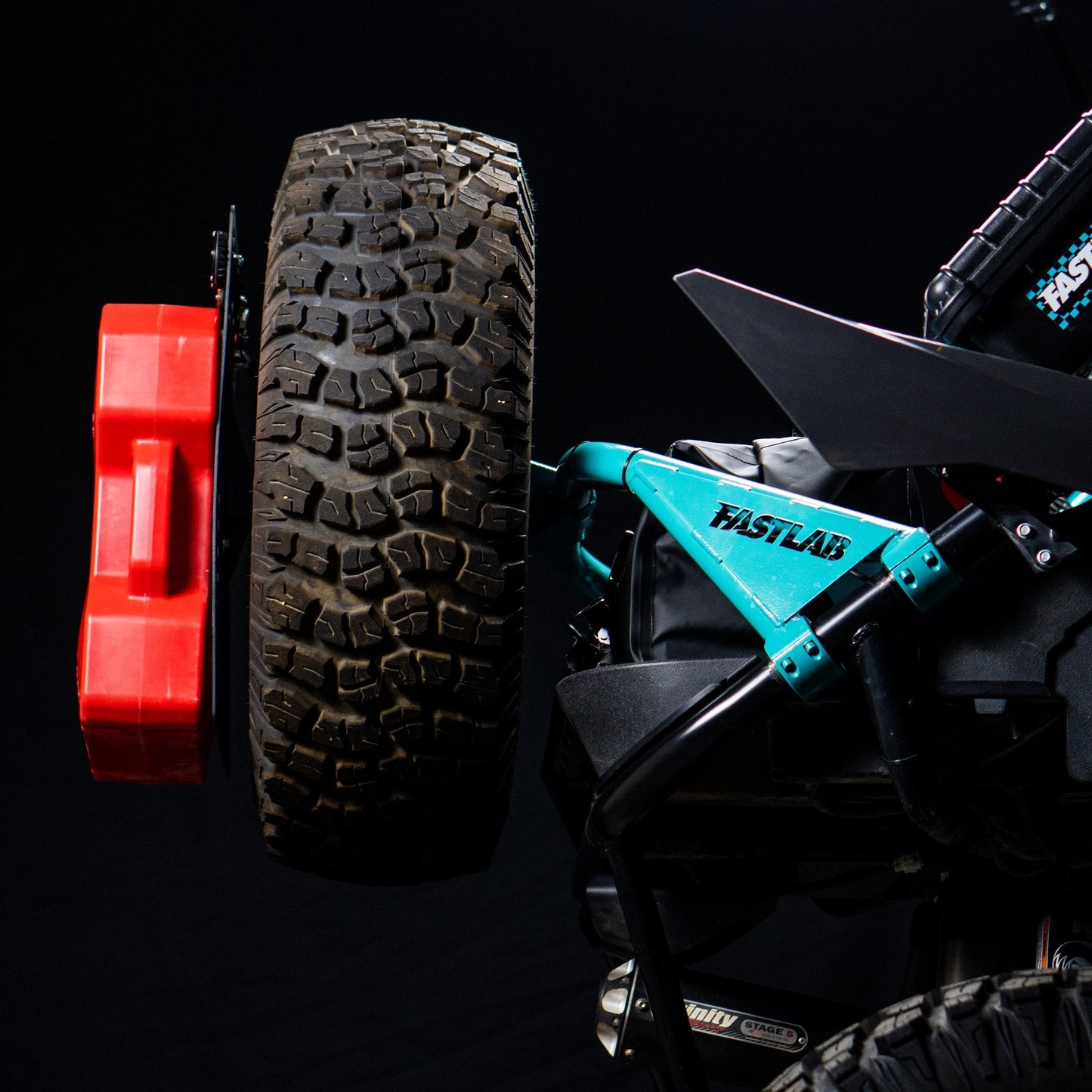 FastLab Spare Tire Carrier Molle Plate System For Spare Tire Carrier