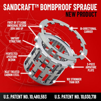 Sandcraft Bombproof Front Diff Rebuild Kit for 17+ RZR XP 1000 / Turbo