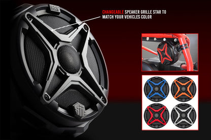 Interchangeable Color Grilles for SSV Works 6.5" Speaker (2 Pair)