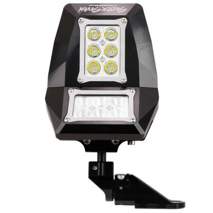 Sector Seven Spectrum LED Light Mirrors With Bung Mount - Can-Am Maverick X3