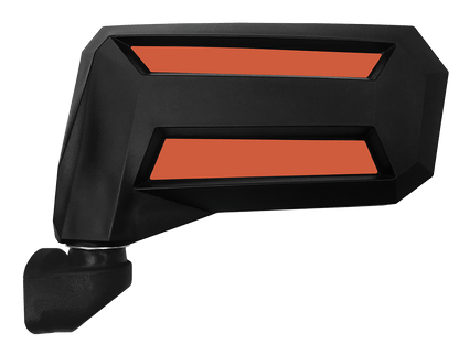 Spike RE-FLEX ADJUSTABLE SIDE MIRRORS W/1.75" CLAMP (PAIR)