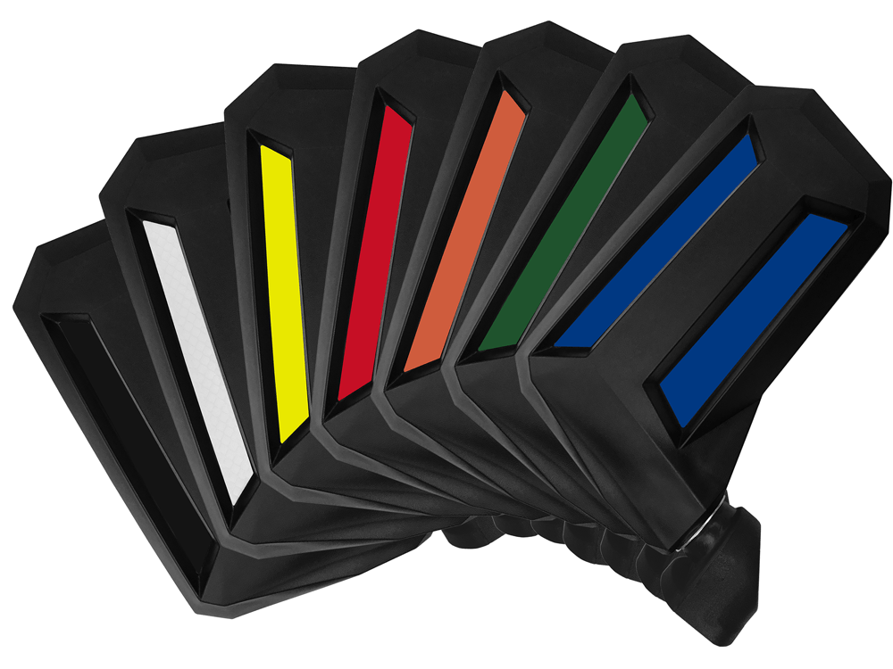 Spike RE-FLEX ADJUSTABLE SIDE MIRRORS W/1.75" CLAMP (PAIR)
