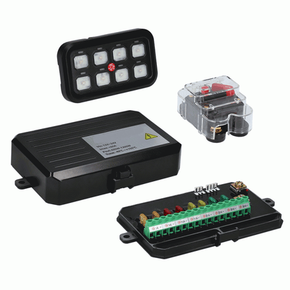 8 Gang LED Switch Panel System
