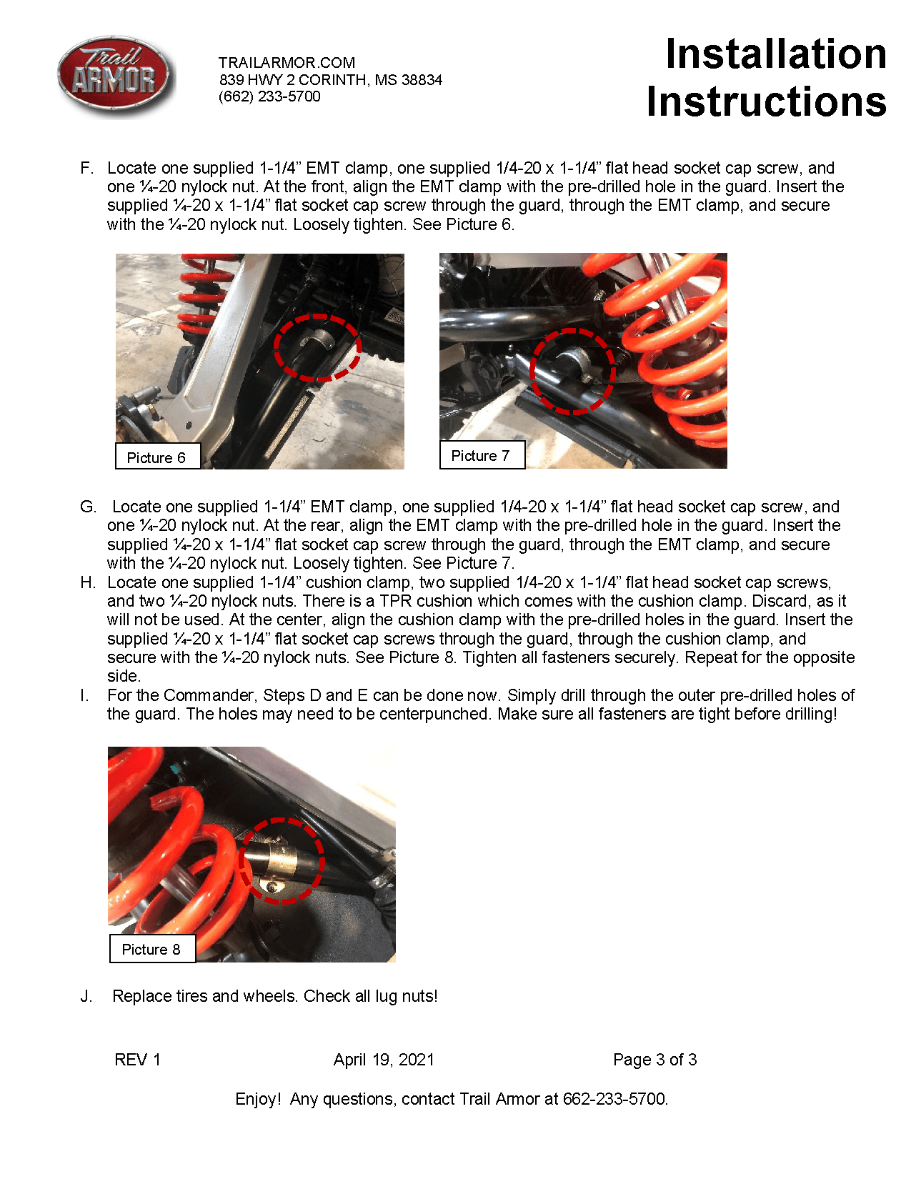 Trail Armor iMpact A-Arm Guards for 2020-23 Can-Am Maverick Sport X / Commander Max / X / XT