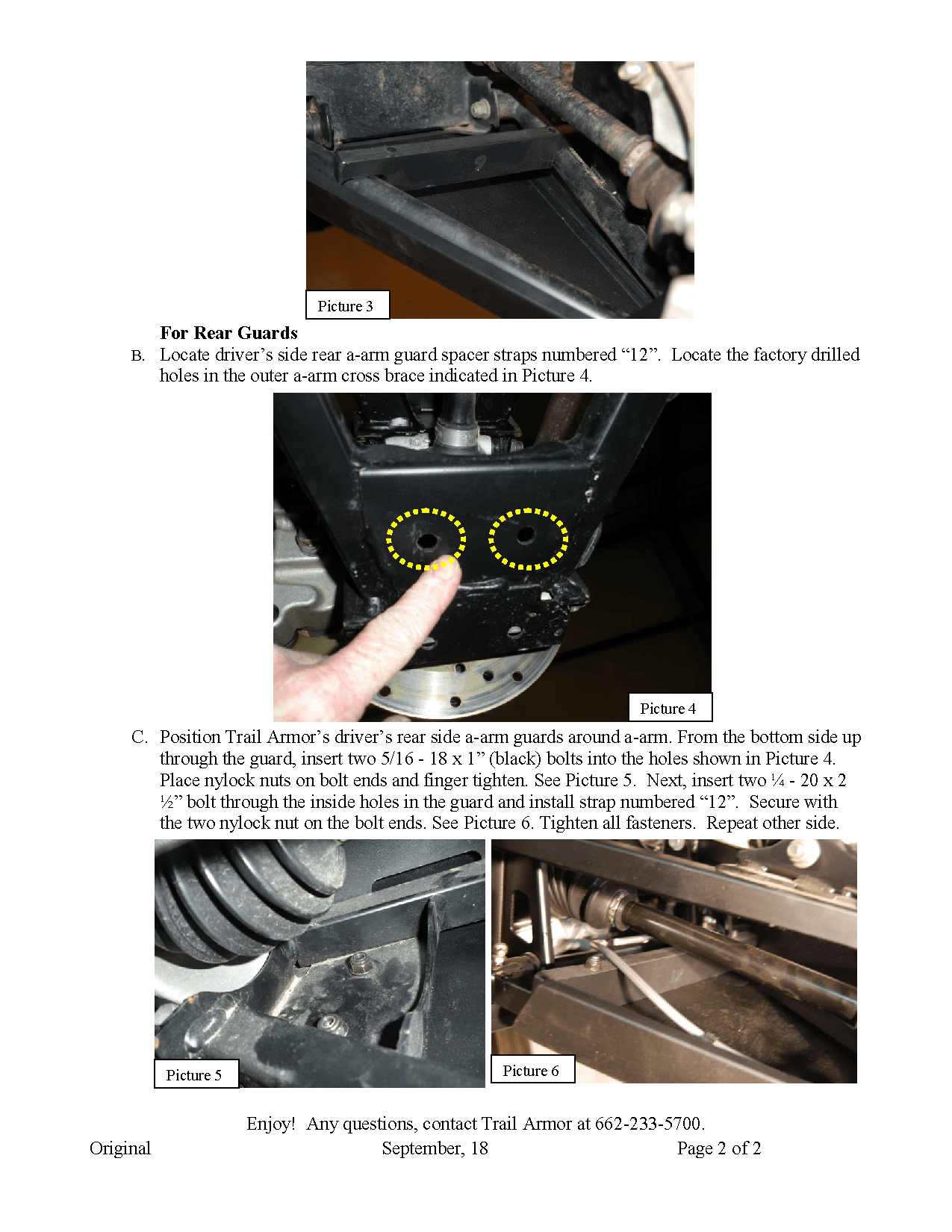 Trail Armor Impact A-arm Guards (has struts) for 2017-23 PolarzRanger Full Size Economy Model