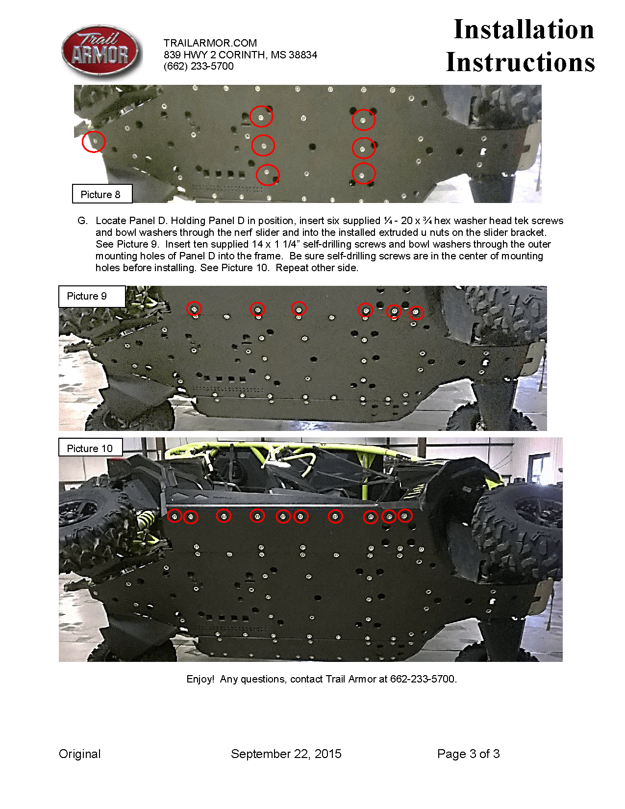 Trail Armor Full Skid Plate for 2015-18 Can-Am Maverick 1000R Max
