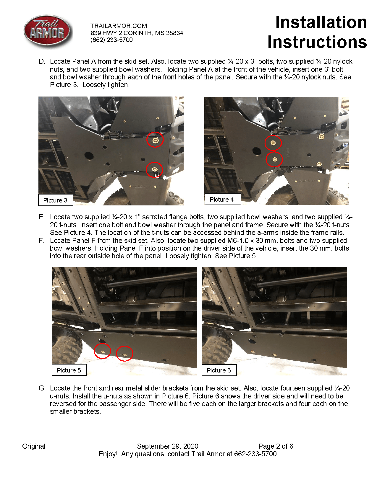 Trail Armor Full Skids for 2020-22 Can-Am Maverick Sport Max DPS