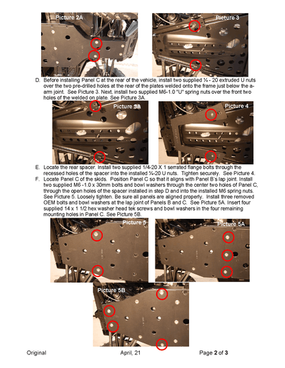 Trail Armor Full Skids for 2014-22 Polaris Ranger Midsize 570 / Ranger Midsize 500
