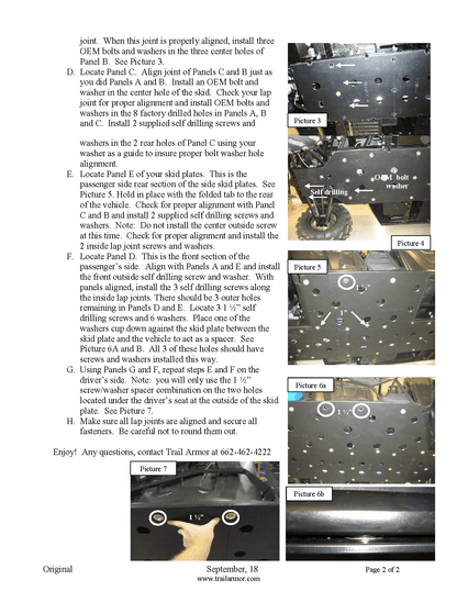 Trail Armor Full Skids for 2010-14 Polaris Ranger 800 Crew
