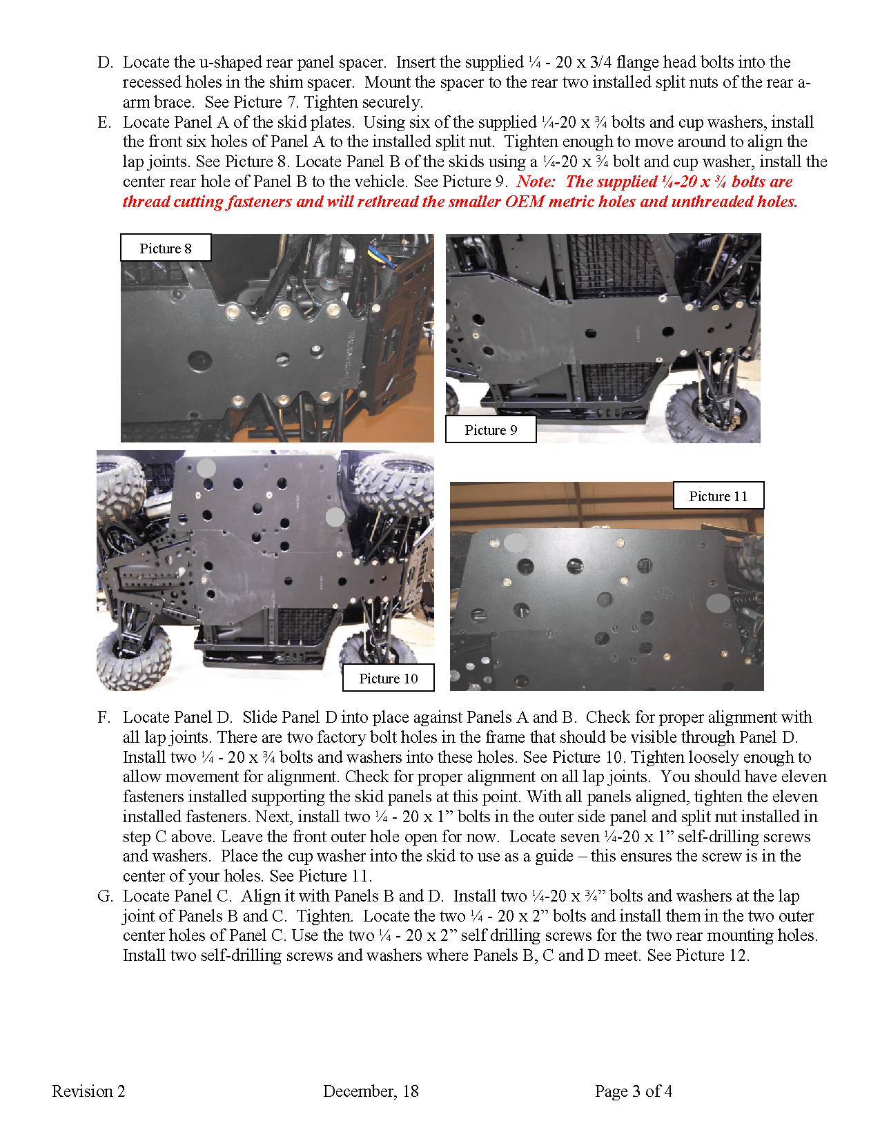 Trail Armor Full skid plate for 2013-19 Polaris Ranger 570 / 900 / XP 1000