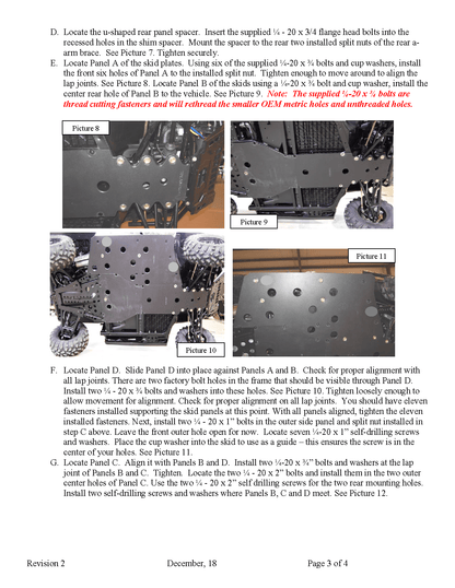 Trail Armor Full skid plate for 2013-19 Polaris Ranger 570 / 900 / XP 1000