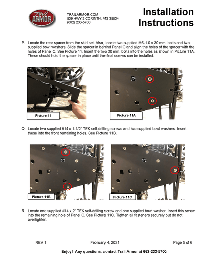 Trail Armor Full Skid Plate for Polaris RZR Pro XP 4