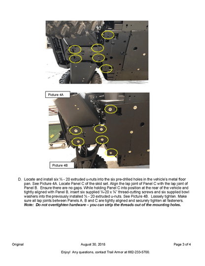 Trail Armor Full Skids Success for 2019+ Yamaha Wolverine X2 R-Spec Model