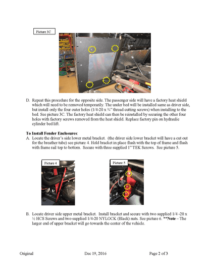 Trail Armor Underbed Mud Shield with Fender Extensions for 2014-21 Ranger Midsize 500 / 570