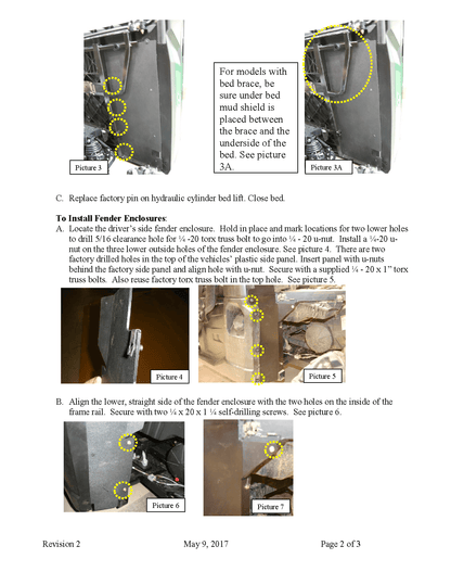 Trail Armor Underbed Mud Shield with Fender Enclosures for 2013-19 Ranger XP Model