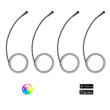 5150 Whips 187 Style Halos with Control Harness for Yamaha YXZ