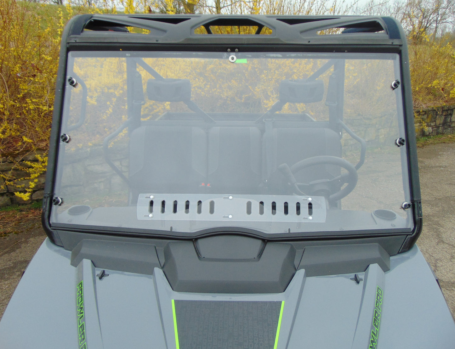 Arctic Cat Prowler PRO - 1-Piece Scratch-Resistant Windshield