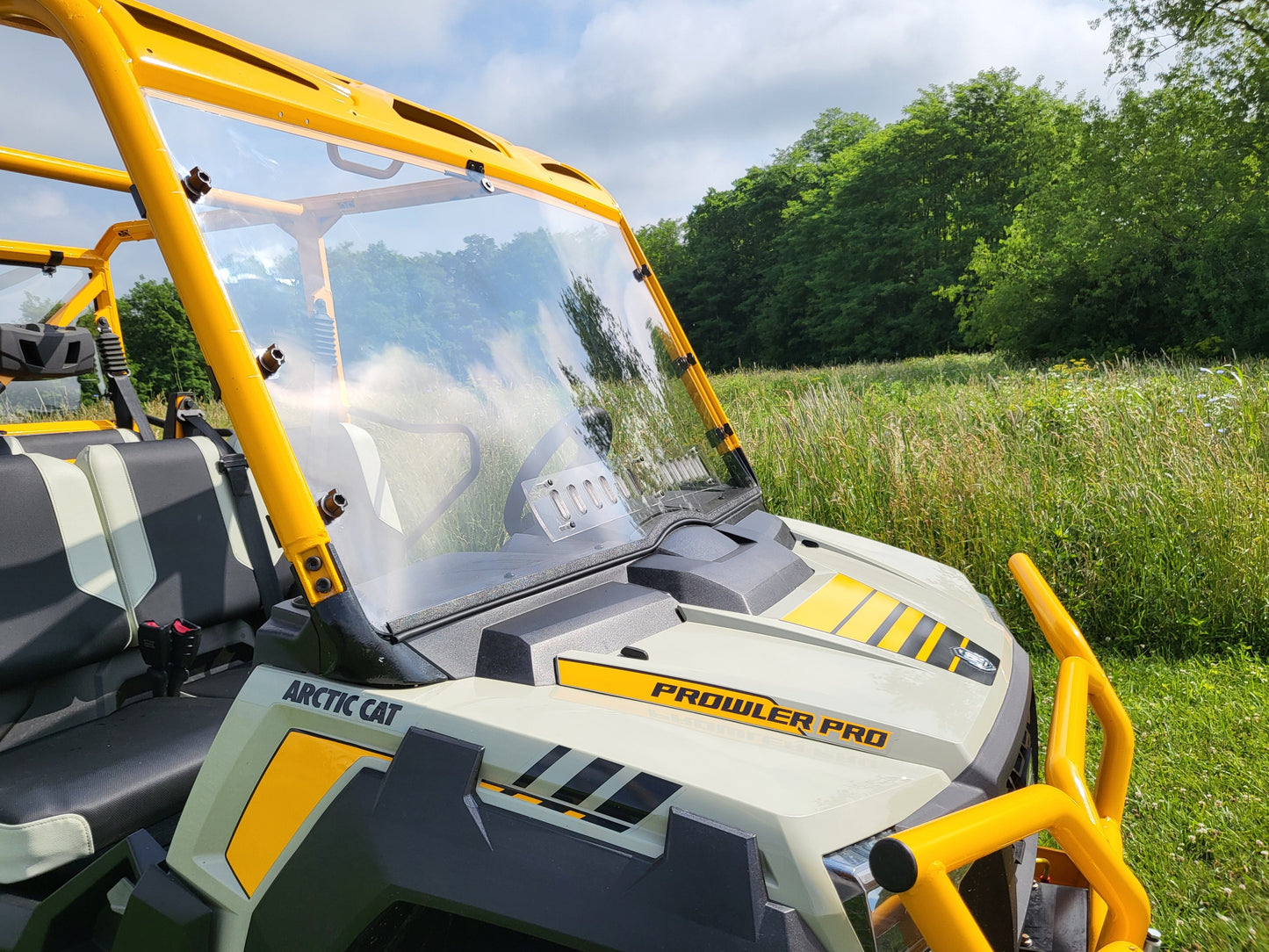 Arctic Cat Prowler PRO Crew - 1 Pc Scratch-Resistant Windshield