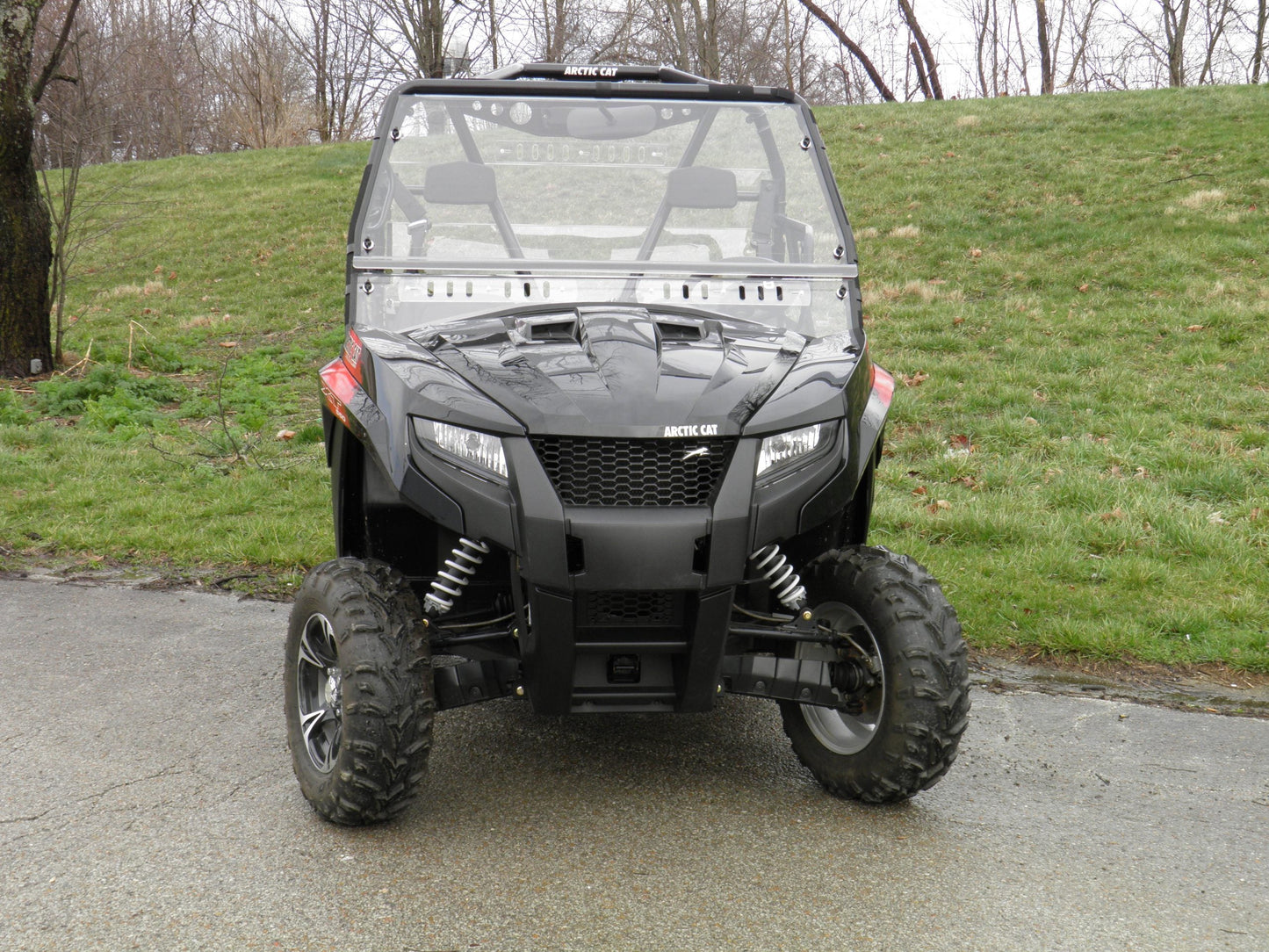 Arctic Cat Prowler 550/700XT/1000XT - 2-Piece Scratch-Resistant Windshield